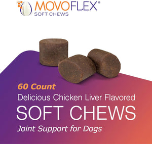 Joint Support Supplement for Dogs - Hip and Joint Support - Dog Joint Supplement - Hip and Joint Supplement Dogs - 60 Soft Chews for Large Dogs (By Virbac)