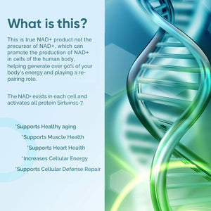 NAD Supplement 1000Mg, True NAD+ 500Mg & Resveratrol 250 Mg, Support Cellular Energy & Healthy Aging