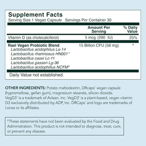 Rael Supplement for Women Bundle - Hormone Balance, Myo-Inositol & D-Chiro Inositol (30 Day Supply) & Probiotics, 15 Billion CFU (30 Day Supply) & PMS Supplement (28 Capsules)