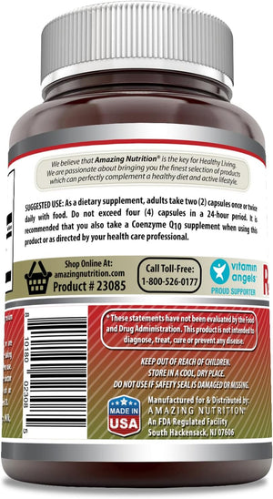 Amazing Formulas Red Yeast Rice 1200Mg per Serving 120 Capsules Supplement (Non-Gmo, Gluten Free)