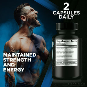 Male Force Pills for Men, Boosts T-Levels for Peak Performance 60Ct
