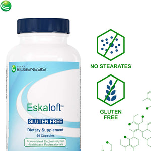 Nutra Biogenesis - Eskaloft - B Vitamins, Rhodiola and St. John'S Wort to Help Support Neurotransmitter Health & Stress Response - Gluten Free - 60 Capsules