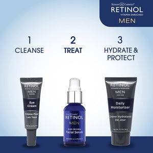 Retinol Men’S Anti-Wrinkle Facial Serum – the Original Retinol Anti-Aging Men’S Formula for Younger Looking Skin – Vitamin-Enriched to Smooth Fine Lines & Wrinkles, Improve Tone & Promote Firmness