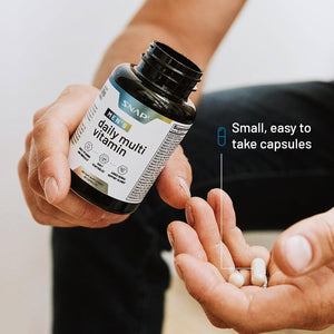 Snap Supplements Men'S Multivitamins - Daily Vitamins & Minerals for Men - Vitamin D, B12, Zinc, Herbs & Vitamin C for Energy & Immune Support, Multivitamin for Men, 60 Capsules