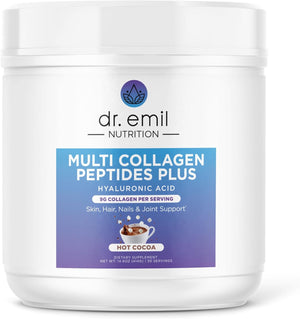 DR. EMIL NUTRITION Collagen Peptides Powder plus Gut Health Supplement - Collagen Powder for Women with Colostrum & Probiotics for Gut Support & Immunity - Collagen Supplements for Hair, Skin & Nails