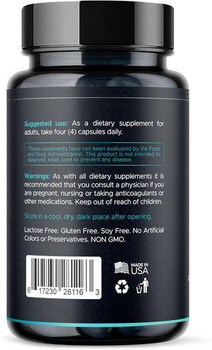 Premium Stem Cell Supplement 1,000Mg | 120 Caps | Boosts Immunity Reduces Joint Soreness | Support Natural Antiaging & Longevity Proprieties | Spirulina & Chlorella | Celulas Madre (3)