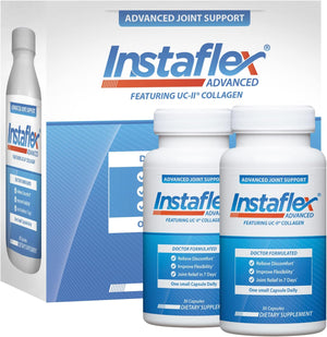 Instaflex Advanced Joint Support Nutritional Supplement Capsule with Doctor Formulated Joint Relief Supplement, Featuring UC-II Collagen & 5 Other Joint Discomfort Fighting Ingredients, 60 Ct