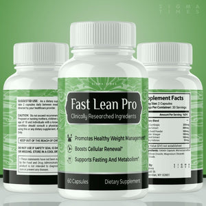 (3 Pack) Fast Lean Pro Capsules - Fast Lean Pro Dietary Supplement