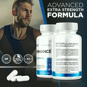 (2 Pack) Bioenhance Male Health Pills to Boost Stamina and Energy Levels