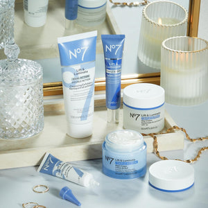 No7 Lift & Luminate Triple Action Day Cream - Anti-Aging Face Moisturizer SPF 30, Hyaluronic Acid & Vitamin C - Firms Skin for Radiant Glow - Suitable for Sensitive Skin (2 Pack, 1.69 Fl Oz Each)