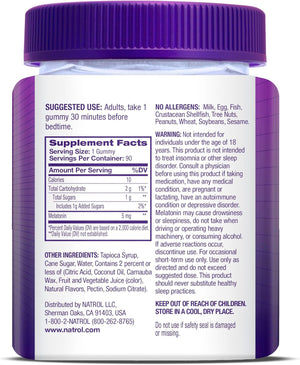 Natrol Melatonin Gummies, Sleep Support, 140 Strawberry-Flavored Adult Melatonin Gummies, 5 Mg Sleep Aids for Adults