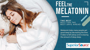 Superior Source Melatonin 3 Mg - Healthy Sleep Support Supplement for Adults - Melatonin Formula with Chamomile Aids Relaxation & Restful Sleep - 60 Sublingual Dissolving Tablets