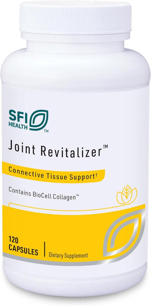 Klaire Labs Joint Revitalizer - Patented Hydrolyzed Collagen Peptide Formula with Chondroitin, MSM & Hyaluronic Acid, Hypoallergenic Connective Tissue Support (120 Capsules)