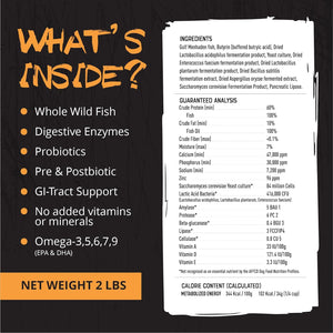 Origins 5-In-1 Dog Supplement - Powdered Food Topper W/Natural Omega 3 Fish Oil - Supports Healthy Digestion, Skin, and Coat - Helps Reduce Itching & Joint Inflammation (2 Lbs)