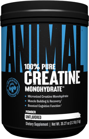 Animal Micronized Creatine Monohydrate Capsules - 300 Caps, 2500Mg per Serving for Muscle Growth, Strength, and Endurance