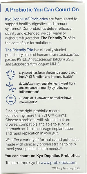 Kyolic Kyo-Dophilus Multi-9 Probiotic, for Strong Gut Health Balance and Support, 180 Count