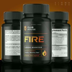 Clubhouse Fire Male Supplement for Advanced Stamina and Virility 60Ct