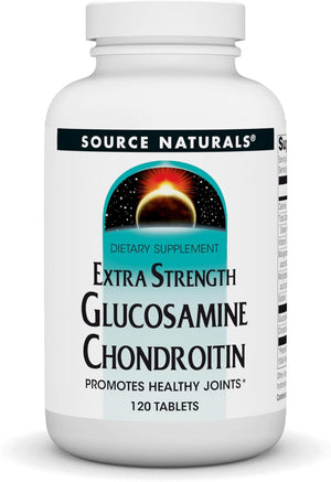 Source Naturals Extra Strength Glucosamine Chondroitin,Promotes Healthy Joints* - 120 Tablets