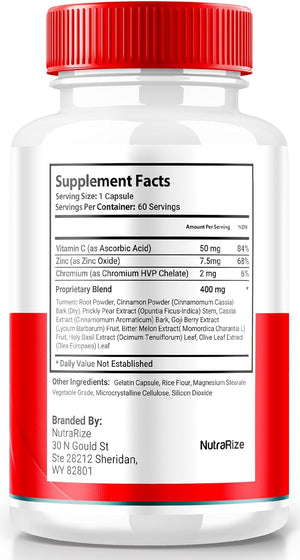 Sweet Relief Glycogen Support - Sweet Relief Blood Vessel Cleaner, Sweet Relief Capsules, Advanced Formula for Overall Wellness, Sweetrelief Reviews (60 Capsules)