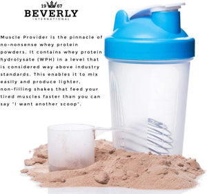 Beverly International Muscle Provider, 30 Servings, Chocolate. Super-Fast-Absorbing Whey Protein Powder for Recovery, Lean Muscle. Fills Your Muscles, Not Your Stomach. Tastes like Ice Cream!