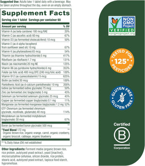 Megafood One Daily Iron Free Multivitamin - Multivitamin for Women and Men - with Real Food - Immune Support Supplement - Bone Health - Energy Metabolism - Vegetarian; Non-Gmo; No Iron - 90 Tablets