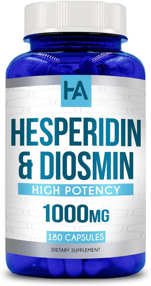 Hesperidin plus 1000Mg per Serving (180 Vegetarian Capsules)