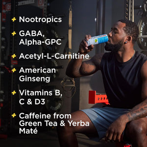 LIFEAID Vitality Blend, Daily Vitamins, Healthy Soda Replacement, 100% Clean, Vegan, GF Cans, 12 Fl Oz (Pack of 24)