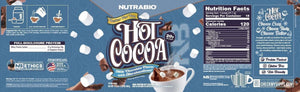 Nutrabio – Hot Chocolate Protein Powder – Support Muscle Recovery, Strength and Size – Low Calorie, Low Carb – 18 Servings – 20 Grams of Protein