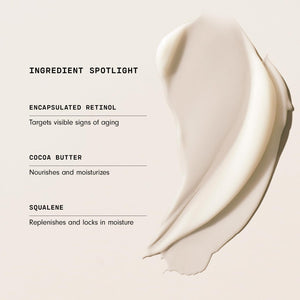 Versed Press Restart Retinol Body Lotion - Cocoa Butter + Squalane Moisturizer for Dry Skin - Firming Body Retinol to Smooth Texture & Brighten Skin - Body Breakout Treatment (6 Oz)