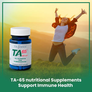 | TA-65 Telomerase Activation | Anti-Aging & Immunity Boost with Cell Rejuvenation | 30 Capsules