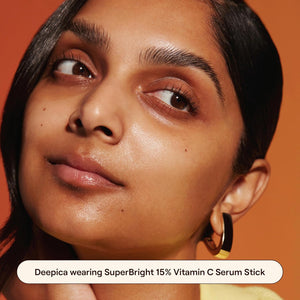 Live Tinted Superbright 15% Vitamin C Face Serum Stick - Balm to Serum Stick - Brightens Uneven Skin Tone & Texture, Targets Fine Lines & Wrinkles, 0.5 Oz / 15G