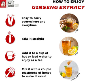 Korean Red Ginseng Everytime 2000Mg with Propolis - 20 Sticks