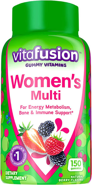 Vitafusion Probiotic Gummy Supplements, Raspberry, Peach and Mango Flavors & Vitamin D3 Gummy Vitamins for Bone and Immune System Support
