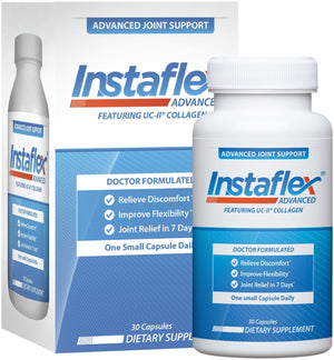 Instaflex Advanced Joint Support Nutritional Supplement Capsule with Doctor Formulated Joint Relief Supplement, Featuring UC-II Collagen & 5 Other Joint Discomfort Fighting Ingredients, 60 Ct