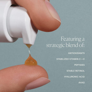 U Beauty Resurfacing Compound - Anti-Aging Daily Serum with Mandelic Acid, a Gentle Blend of Exfoliants, Retinol + Vitamin C for Smoother, Brighter, & Revitalized-Looking Skin - 1.7 Fl Oz