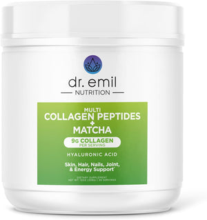 DR. EMIL NUTRITION Collagen Peptides Powder plus Gut Health Supplement - Collagen Powder for Women with Colostrum & Probiotics for Gut Support & Immunity - Collagen Supplements for Hair, Skin & Nails