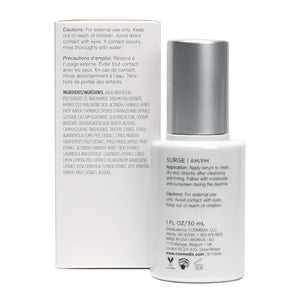 COSMEDIX Surge Hyaluronic Acid Booster - anti Aging, anti Wrinkle, Ultra Hydrating Face Moisturizer for Soft, Radiant Skin - Vitamin C Serum with Hyaluronic Acid Serum for Face, Niacinamide Serum