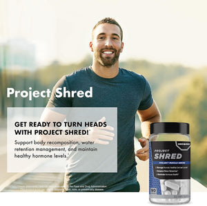 Anabolic Warfare Project Shred, Manage Normal Healthy Cortisol Levels & Water Retention, Body Recomposition Formula, Made with Botanicals*