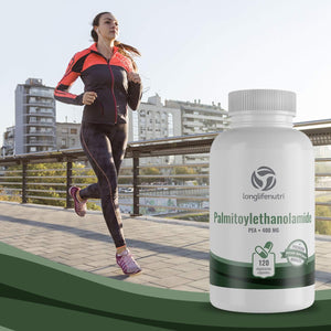 Palmitoylethanolamide 400 Mg Capsules - 120 Veggie Pills | Micronized Pea Formula | Premium Quality Supplement