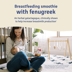 Lactation Smoothie, Mango Banana, Supports Breastmilk Production for Nursing and Pumping - No Artificial Sweeteners, Flavors or Dyes – 4 Pack