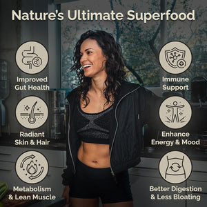 Colostrum Supplement for Gut Health, Grass Fed Colostrum Powder, Pure 50% Igg, Skin & Hair, Recovery, Immunity, Digestion - Unflavored, 30 Serving Packets