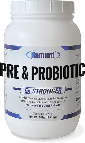 Total Prebiotic & Probiotic Equine Formula - Natural Digestive Supplement for Horses Optimal Gut Health, Nutrient Absorption, Foal Support Pro & Pre Biotics for Livestocks and Horse 8.5 Oz Jar