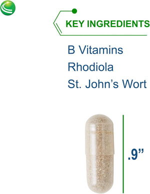 Nutra Biogenesis - Eskaloft - B Vitamins, Rhodiola and St. John'S Wort to Help Support Neurotransmitter Health & Stress Response - Gluten Free - 60 Capsules