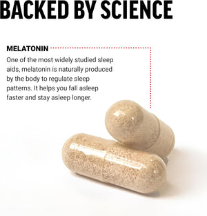 FORCE FACTOR Melatonin 5Mg, Drug-Free Supplement, Vegan, Non-Gmo, 60 Vegetable Capsules