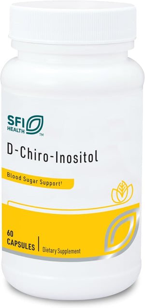 Klaire Labs D-Chiro-Inositol - 150 Milligrams Hypoallergenic Supplement (60 Capsules)