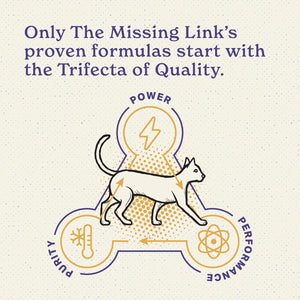 The Missing Link Feline Superfood Supplement Powder 6Oz Bag, Veterinarian Formulated, Balanced Omega 3 & 6 for Healthy Skin & Coat, Digestion, Immunity & Overall Cat Health