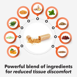 Inflamma-X - Inflammation Support Supplement - Turmeric Boswellia & Bromelain - Soothes Aches & Chronic Discomfort - Reduces Swelling & Inflammatory Compounds - 60 Capsules