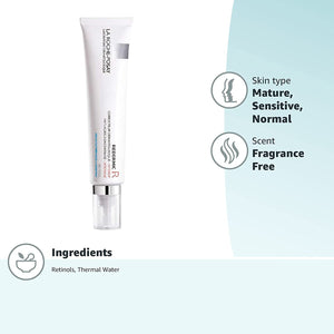La Roche-Posay Redermic R anti Aging Retinol Cream, Reduces Wrinkles, Fine Lines, and Age Spots with Pure Retinol Face Cream, 1 Fl Oz