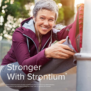 Terry Naturally Strontium - 60 Capsules - Supports Bone Strength & Density - Non-Gmo, Gluten Free, Kosher - 30 Servings