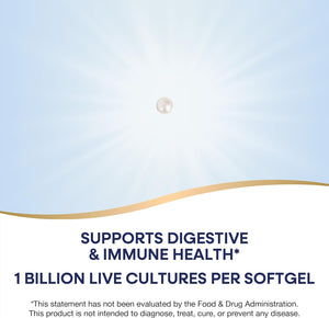 Nature'S Way Primadophilus Reuteri Probiotic Pearls for Men and Women, Digestive and Immune Health*, 1 Billion Culture, 4 Probiotic Strains, Survives Stomach Acid, 30 Softgels (Packaging May Vary)